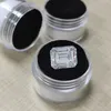 Cuarzo sintético Esmeralda Cut D VVS Flower Stone Top Gemstone Beads para joyas que hacen 230815
