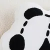 Pillow Chinese Panda Soft Velvet Cotton Thread Embroidery Cute Gift Home Cojines Sofa Chair Design Bedding Decorate