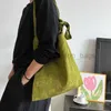 Totes Simple Jacquard Handbag Women's Luxury Designer Shopping 2023 Girls' Fashion Retro Green Large Capacity caitlin_fashion_bags