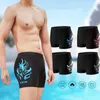 Men's Shorts Swimming Trunks 2023 Flame Quick Dry Fashion Beach Spa Summer Swimwear