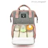 Wickelbeutel Baby Windelbeutel wasserdichte Rucksack Mode Mom Brand Mom Rucksack Windel Wechseln Baby Care Bag Z230816