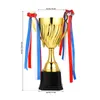 装飾的なオブジェクトビッグトロフィーアワードカップスポーツコンペティション野球トロフィークラシックゴールデンカラーキッズギフトメダル230815