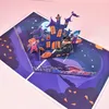 Tebrik Kartları 3D Pop-Up Hallowmas Kartları Çocuklar İçin Hediye Komik Hallows Günü Kabak Tebrik Kartı Cadılar Bayramı Kartpostal 230816