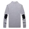 Men's Sweaters Autumn Long Sleeve Quality Warm Small Horse Zippered Cardigan Jacket Cotton StandUp Collar Sweater Hombre Pull Men Knitted Top 230815