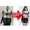 Womens Jackets YICIYA bomber jacket women Varsity coats Embroidery Long Sleeves Race Car Jackets Vintage Detachable Hem winter Baseball Coat 230815