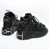 Plateforme Dress Sneakers Punk Lace-Up 6cm Femmes Chaussures Style Creepers Femme Femme Flats décorts Metal Tenis Feminino 230815 532