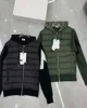 23AW Bayanlar Down Ceketler Katlar Kapşonlu Kemer İnce Sıradan Fermuar Kadınları Moda Parkas Sınıfları Kadınlar Windbreaker