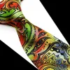 T098 Whole Floral Colourful Red Green Blue Yellow Mens Tie Necktie 100% Silk Jacquard Woven Casual Business Formal Shippi186L