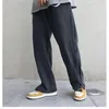 Calça masculina casual amplo estilo coreano y2k folggy harajuku streetwear calça de algodão venda masculina moda clássica longa