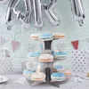 Baking Moulds Cupcake Stand For 24 Cupcakes 3-Tier Round Cardboard Tower Birthday Baby Bridal Shower Party Supplies