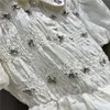 Vestidos de designer feminino de verão vestidos de camisetas com garotas de cristal Milão Milão Tanque Top Top A-line Manga curta Jacquard Vestido Vestido de Vest