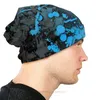 Berretti cappelli in cofano arti di strada da uomo cappello sottile da donna blu camo autunno primavera con berretti caldi berretti tasselli berretti