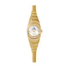 Wristwatches Jam Tangan Wanita Bee Sister Women Luxury Diamond Watch Quality Elegant Ladies Small Dial Gift To Girlfriend Cadeaux Femme
