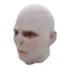 Feest maskeert de Dark Lord Voldemort Mask Helmet Cosplay Masque Boss Latex vreselijke enge maskers terrorizer Halloween Mask Costume Prop 230816
