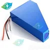 48V 20AH Lithium Ion Battery 48V Triangle Lithium Bateria for Bicycle Electric Bike Kit 500W 1000W 48V + 3A Charger