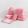 Storage Bags 7Pcs/Set Clothes Travel Convenient Bag Luggage Shoes Underwear Organiser High Quantity Home Essentials