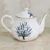 Mugs Coffee Cup and Saucer Set Bone China Retro Month Flowers Ceramic Mug Snack Cake Plate Pot Elegant Teaset Drinkware 230815