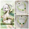 Charm Armband Anime Nahida Beelzebul Women Armband Genshin Impact Armband Woman Fashion Cosplay Kawaii Crystal Chain Bangles Gift Armband 230815