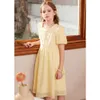 Girl's Dresses Girls' Dress Version Foreign Short Sleeve Summer Dress New French Slim Children's Dress Sweet Girls' Princess Dress R230816