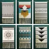 Tapestries boho hangend tapijt -Nordic Home Decor Linentassel Big Tapestry Handmade geweven muur hangende druk hand geknoopte muurtapijt 230816