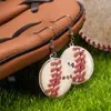 Hoop Huggie Ailin Drop Baseball Softbal Edelstahl Frau Ohrringe mit Motiven Ästhetischer Schmuck Geschenk weibliche natürliche Dekorationen 230815