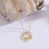 Marque de créateur Tiffays Collier Boutique Jewelry Valentines Day Gift Fashion Flower Ring Pendant Design Sense