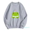 Women's Hoodies Women Autumn Casual Sweatshirt Round Neck Long Sleeve Pullover Hoodie