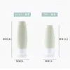 60 ml 90 ml Travel Silicone Squeeze Bottle Sub-Bottling Container Lotion Refilling Bottle Set Silikon Travelflaskor xoquw