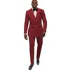 Tute da uomo Abito da uomo Primavera e autunno Risvolto doppio petto Slim Wedding Groom Tuxedo Ball Moda Casual Plus Size