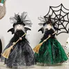 Obiekty dekoracyjne kreatywne halloween wystrój festiwal ghost wiedźmy drzewo Tree Top Star Desktop Ornaments Rekwizyty do domu sypialnia 230815