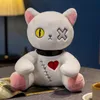 Reborn Cat Plush Toys relleno Dark Series Gothic Lolita Animals Doll Halloween Fehip Kids Toy Home Decor
