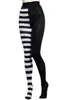 Leggings femininas fccexio listrado ioga feminina de ioga impressão estilo gótico tight long tlays casuais punk damas esportem altas altas elásticas de treino 230815