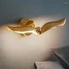 Wandlampen Noordelijke zeemeeuw LED LAMP badkamer spiegel licht binnenverlichting voor slaapkamer decor spiegels mate van bedeling sconce ac90-260v