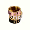 Кольцо F кольца экстравагантные эмалевые полого золота серебряной серебряной роза.