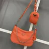 Nylonowa torba na ramię dla kobiet luksusowe torby designerskie TOTE Woman Fashion Crossbody torebki Messenger Hobo Portfels253l