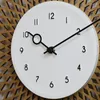 Väggklockor tyst mekanism elegant klocka vardagsrum modern lyx oval mekanisk horloge mural dekor