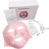 Massageador de rosto máscara de silicone suave 3D Vibração elétrica Vibração Beleza Massager Skin Care Rejuvenescimento Anti-Riuste Acne Beauty Spa 230815