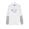 BLCGレンシアユニセックス秋の高水準の長袖Tシャツメンヘビー級100％コットンファブリックトップ洗浄ヴィンテージレトロプルオーバー85214
