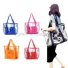 TOTES BOLSOS CARTERAS MUJER Fashion damskie galaretki cukierki przezroczystą torebkę marka plażowa Balestastylishhandbagsstore