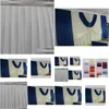 Party Decoration 3X6M Backdrop Curtain With G Backdrop/ Navy Blue Ice Silk Stage Curtains/ Drop Delivery Home Garden Festive Supplies Dhpdk