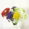 Decorative Flowers 1pc Artificial Bunches Babys Breath Gypsophila DIY Floral Bouquets Arrangement Wedding Home Decor