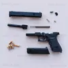 2023 Wysokiej jakości metalowy pistolet pistoletowy Miniaturowy model Imperium stopu 1 3 Wyrzucanie klęsków modelu klęski Ozdobowy T23