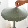 Stoelbedekkingen Home El Stretch Elastic Slipcover Bar Stool Cover Round Solid Color Case