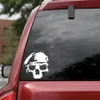 13 5 12 6 cm för Army Ranger Skull Sticker Car Window Decal Vinyl Car Sticker Black Silver CA-1297239F