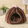 kennels pens Pet Bed Cactus Plant Cat Basket Warm Kitten House Nest Deep Sleep Thick Pet Mat Washable Cushion For Small Cats Dog Puppy Kitten 230816