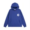 Herr hoodie höstdesigner hoodie pullover sweatshirt hip hop hög kvalitet bokstäver tryck blå topp etikett tryck s-xl