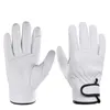 Cinco dedos Guantes de trabajo Guantes de la piel de oveja Trabajadores de cuero Trabajo de soldadura Protección de seguridad Garden Sports Motorcycle Driver Wearresistant 230816