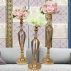 Candle Holders 10PCS Vases Flower Rack Stands Wedding Decoration Road Lead Table Centerpiece Pillar Candlestick For Party Event