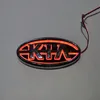 車のスタイリング11 9cm 6 2cm 5DリアバッジバルブエンブレムロゴLEDライトステッカーランプfor Kia K5ソレントソウルフォルテスポーツリオRIO286L