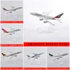 Diecast model Auto Jason Tutu 16cm Airbus A320 Airplane Model Plane Model Boeing 777 Aircraft Diecast metaal 1/400 schaal Planes Factory Drop 230815